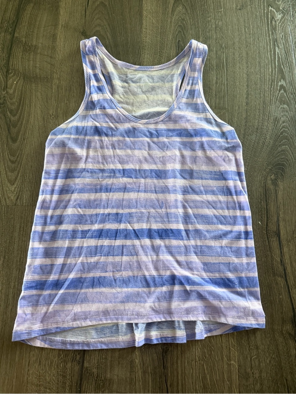3/$13 Xhilaration Striped Lavender Scoop Neck Tank Top - Women size medium
